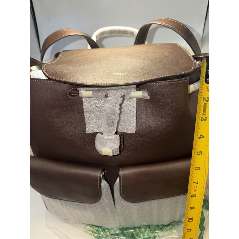 Coach Womens Crosby Backpack Maple One Size - Picture 8 of 8
